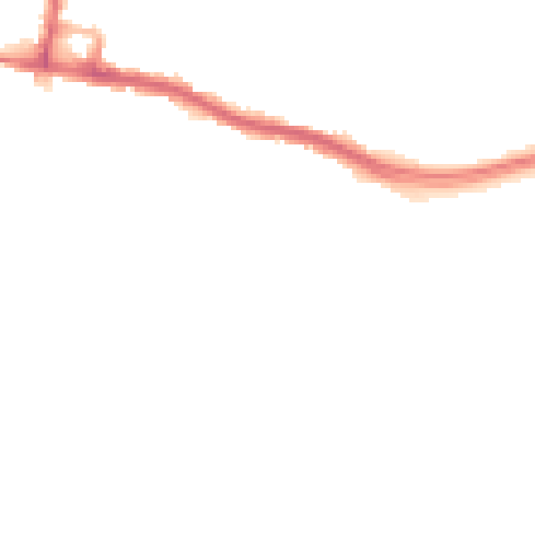 Night-time road noise heatmap for SO19 4DY