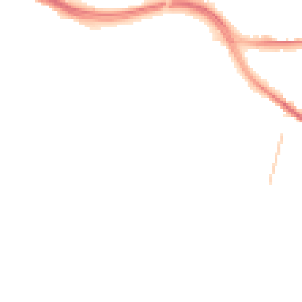 Night-time road noise heatmap for SO19 7BJ