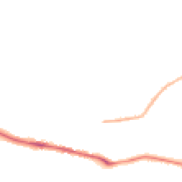 Night-time road noise heatmap for SO19 8TD
