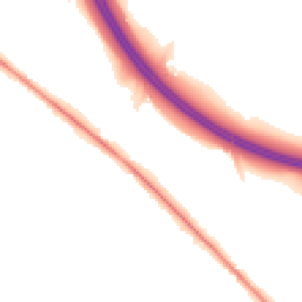 Night-time road noise heatmap for SO31 1AP