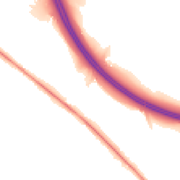Night-time road noise heatmap for SO31 1AQ