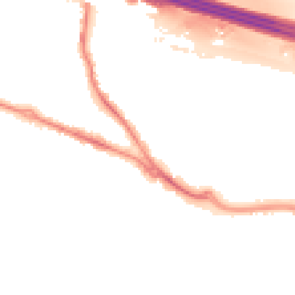 Night-time road noise heatmap for SO31 1EZ