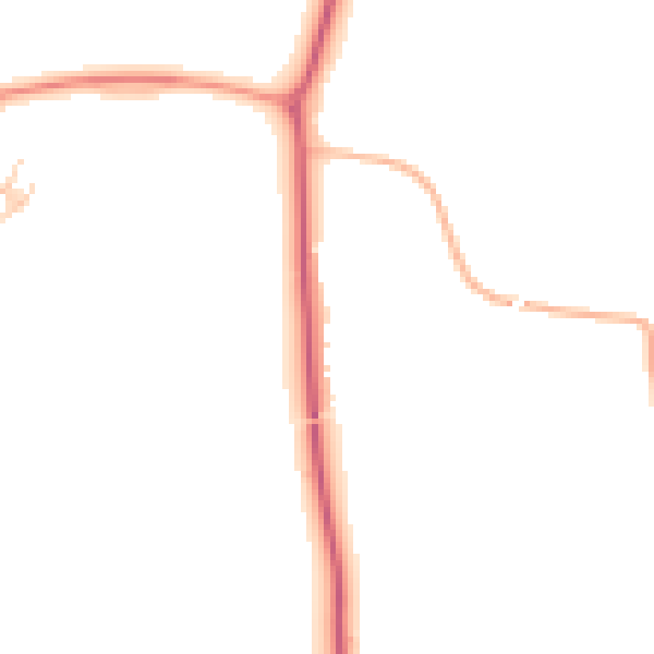Daytime road noise heatmap for SO31 4BT
