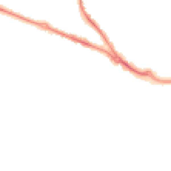 Night-time road noise heatmap for SO31 6NG