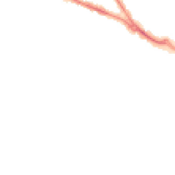 Night-time road noise heatmap for SO31 6SU