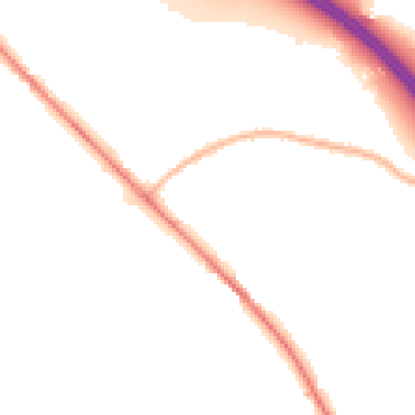 Night-time road noise heatmap for SO31 7DE