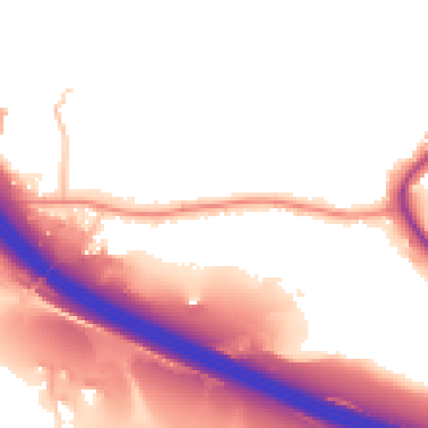 Daytime road noise heatmap for SO31 7DX