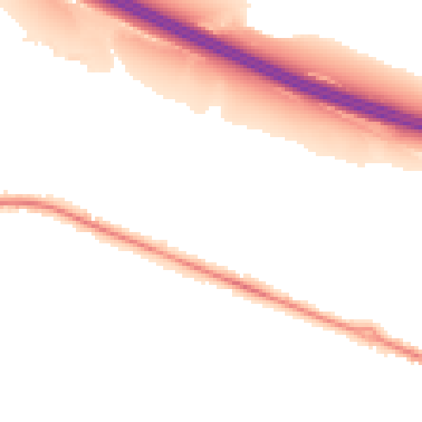 Night-time road noise heatmap for SO31 7ER