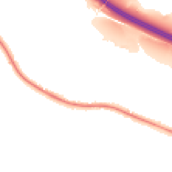 Night-time road noise heatmap for SO31 7FB
