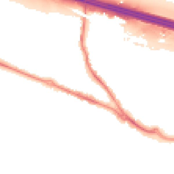 Night-time road noise heatmap for SO31 7GH