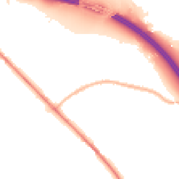 Night-time road noise heatmap for SO31 7GT