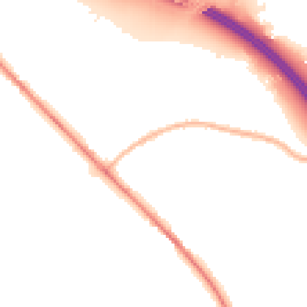 Night-time road noise heatmap for SO31 7GU