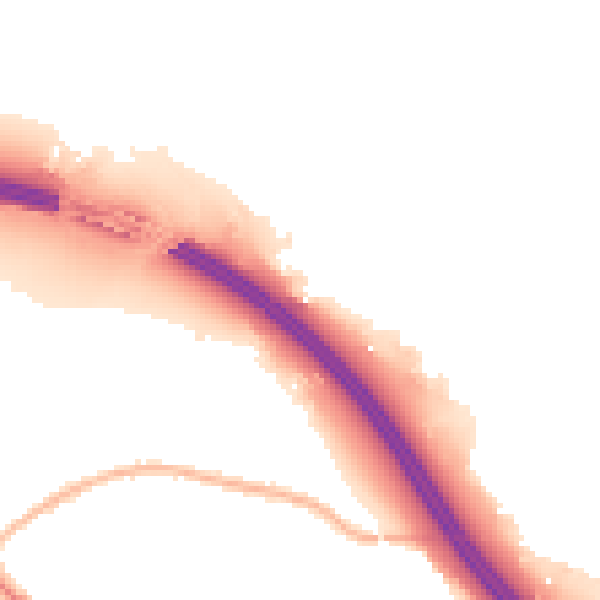 Night-time road noise heatmap for SO31 7GW