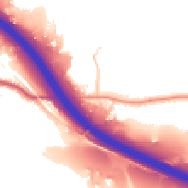 Daytime road noise heatmap for SO31 7HA