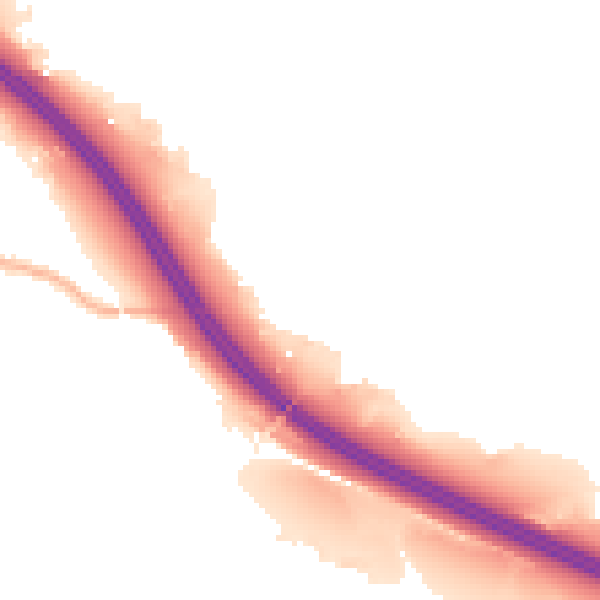 Night-time road noise heatmap for SO31 7HA