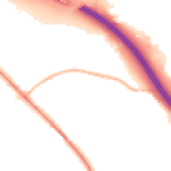 Night-time road noise heatmap for SO31 7HH