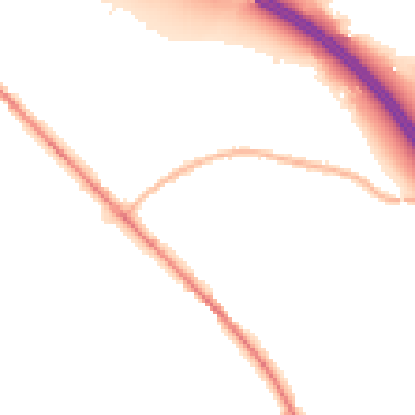 Night-time road noise heatmap for SO31 7JP
