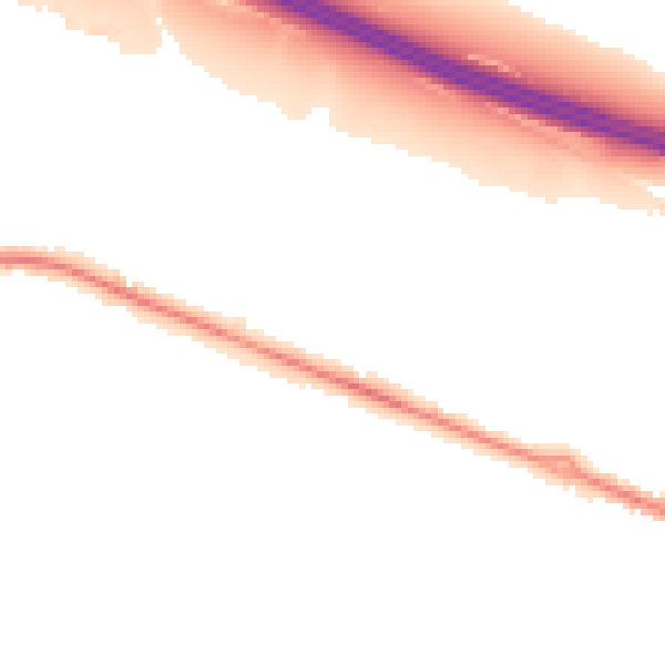 Night-time road noise heatmap for SO31 7LS