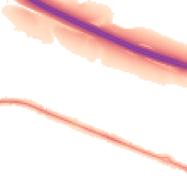 Night-time road noise heatmap for SO31 7LY