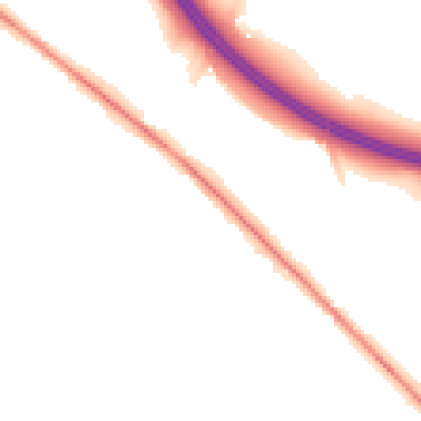Night-time road noise heatmap for SO31 8AH