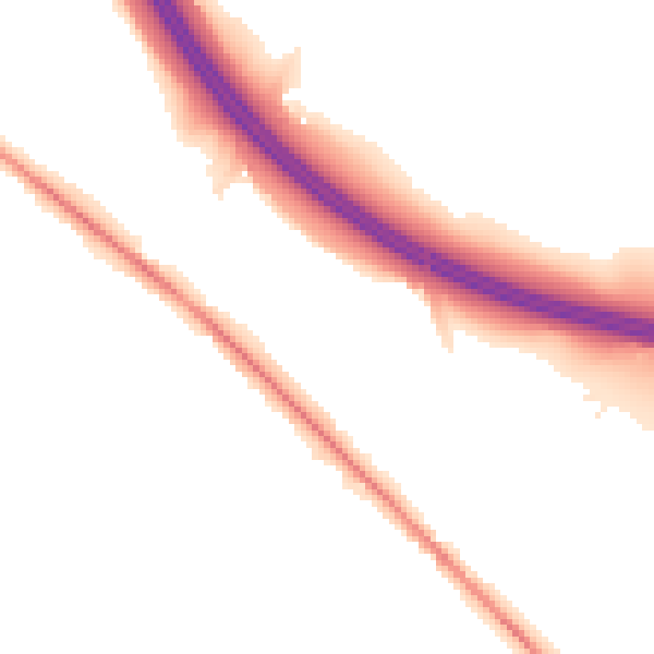 Night-time road noise heatmap for SO31 8AN