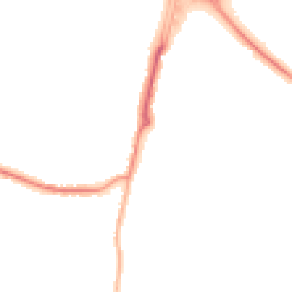 Night-time road noise heatmap for SO31 8BR
