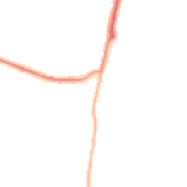 Night-time road noise heatmap for SO31 8DR