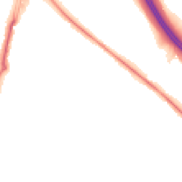 Night-time road noise heatmap for SO31 8EP