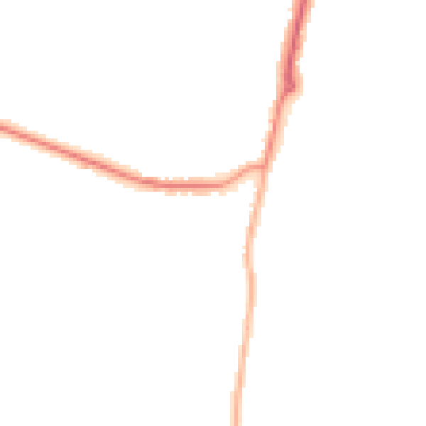 Night-time road noise heatmap for SO31 8FH