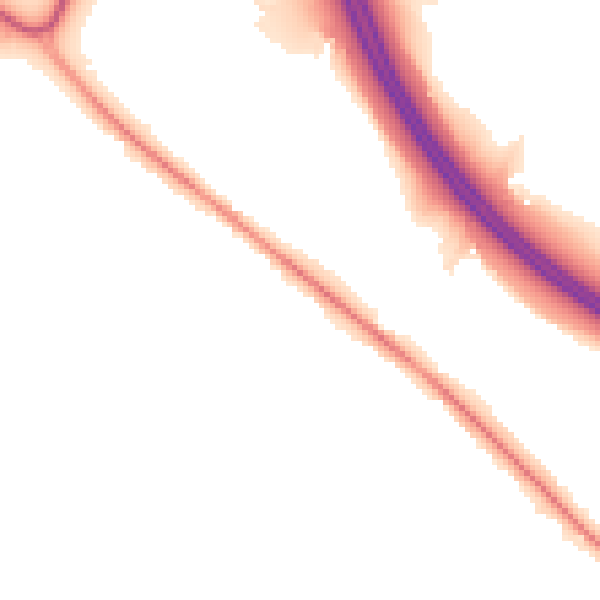 Night-time road noise heatmap for SO31 8GR