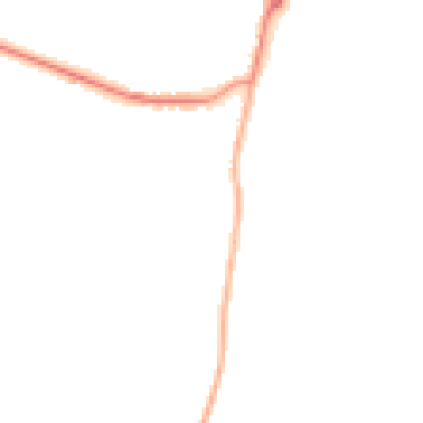 Night-time road noise heatmap for SO31 8JD