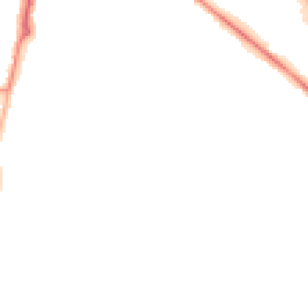 Night-time road noise heatmap for SO31 8JH