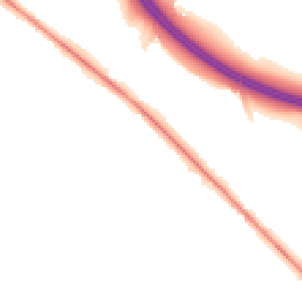 Night-time road noise heatmap for SO31 8JW