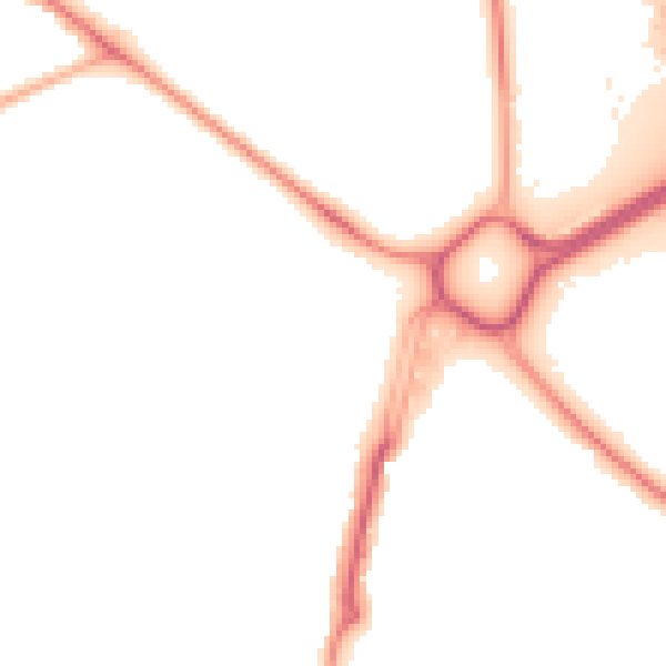 Night-time road noise heatmap for SO31 8NY
