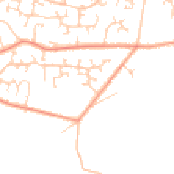 Daytime road noise heatmap for SO31 9AS