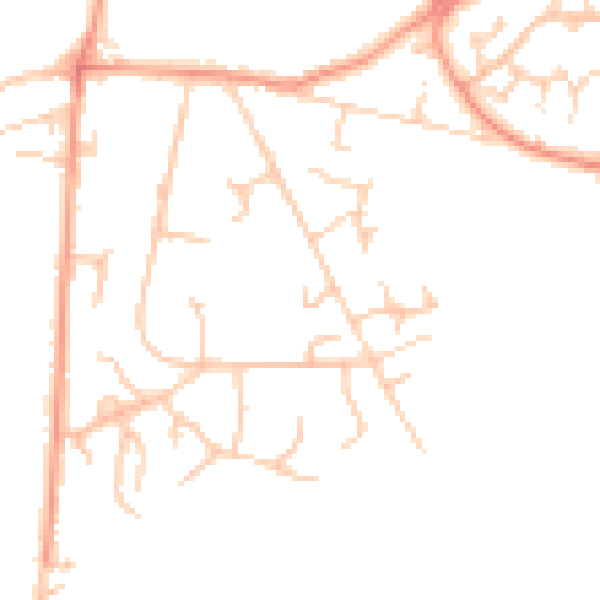 Daytime road noise heatmap for SO31 9BT