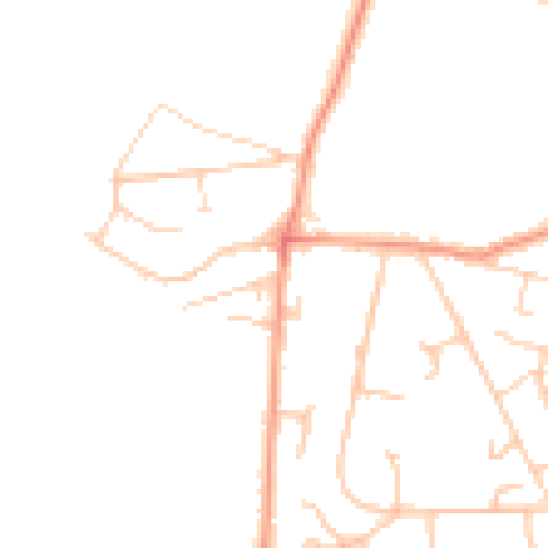 Daytime road noise heatmap for SO31 9DX