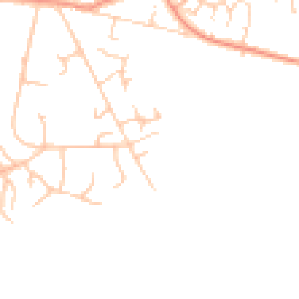 Daytime road noise heatmap for SO31 9JX