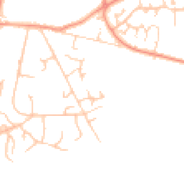 Daytime road noise heatmap for SO31 9PT