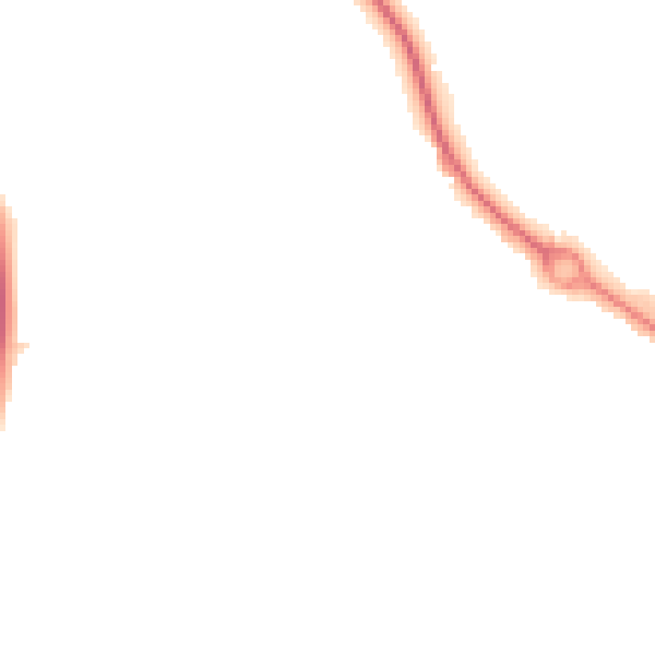 Night-time road noise heatmap for SO40 2BQ