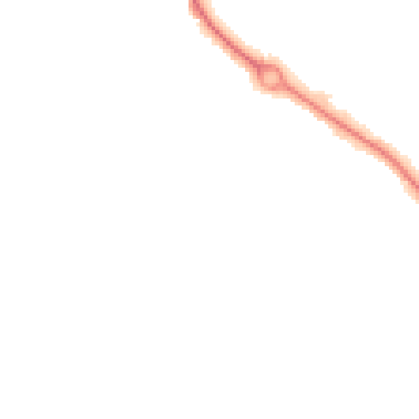 Night-time road noise heatmap for SO40 2GP