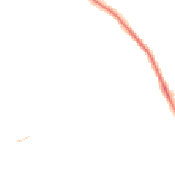 Night-time road noise heatmap for SO40 2GQ