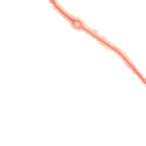 Night-time road noise heatmap for SO40 2GR