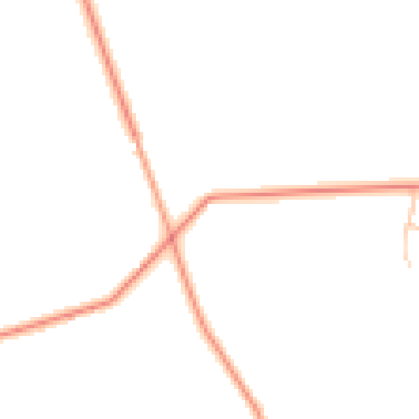 Daytime road noise heatmap for SO40 2HB