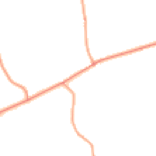 Daytime road noise heatmap for SO40 2HF