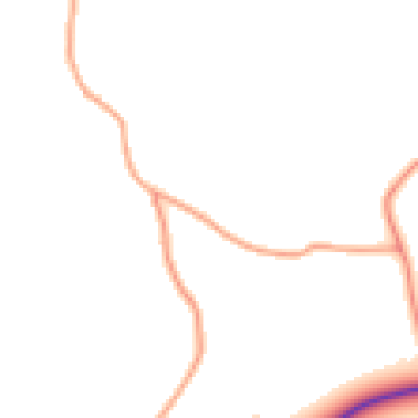 Daytime road noise heatmap for SO40 2HH