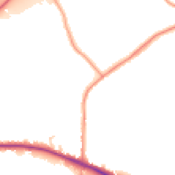 Daytime road noise heatmap for SO40 2HP