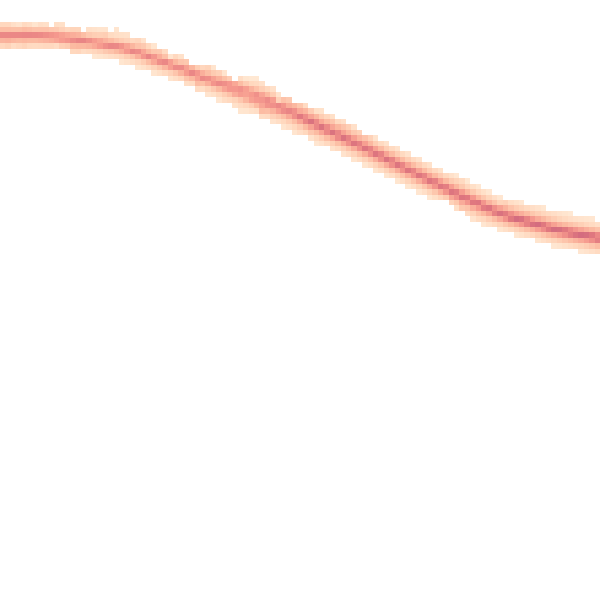 Night-time road noise heatmap for SO40 2LL
