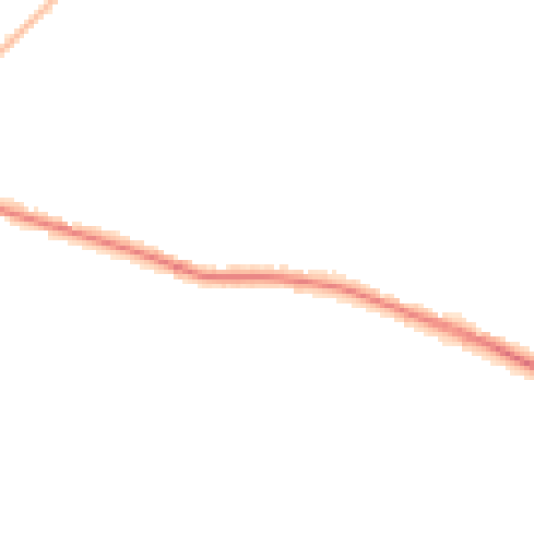 Night-time road noise heatmap for SO40 2NF