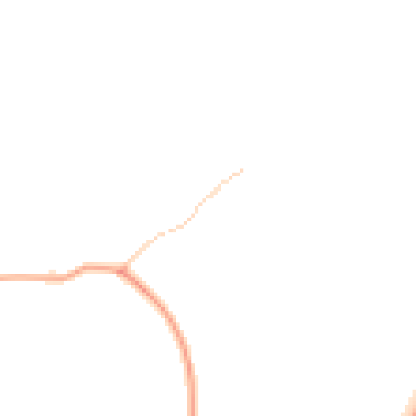 Daytime road noise heatmap for SO40 2NT